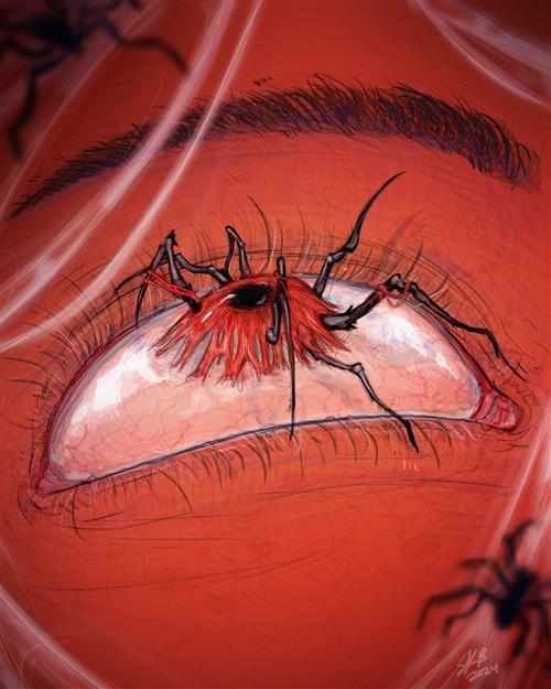 Sarah Brunner's art work: Spider Eye